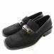  Gucci GUCCI Loafer мокасины парусина кожа 35.5 чёрный черный /*G женский 