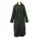 ga колено GANNI 21AW Recycled Ripstop Quilt COAT стеганое пальто большой размер внешний 32 зеленый 6307 /TK женский 