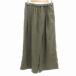 FORK&amp;SPOON фреон ловушка юбка-брюки легкий брюки широкий лен linen.1 зеленый зеленый DF25-24V224 /KR женский 