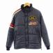  Hysteric Glamour 17AW Prima loft нейлон жесткий ta воротник-стойка жакет блузон с хлопком Logo вышивка M темно-синий 02173AB06