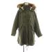  The Dayz Tokyo The Dayz tokyo Mod's Coat длинный длина обратная сторона боа подкладка капот мех внешний F хаки 161230000601