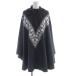  United Arrows UNITED ARROWS пончо f-ti- капот общий рисунок серый 7212-238-0182 /RO женский 