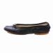  A.P.C. A.P.C.poruseliE.porselli балетки туфли-лодочки лента узор кожа 23.5cm чёрный /BM #JS женский 