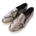  Cole Haan COLE HAAN low cut обувь туфли без застежки толщина низ питон 6.5 gray silver цвет чай Brown /BB женский 