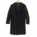  Uniqlo UNIQLO +J Jil Sander шерсть Blend Пальто Честерфилд длинный S чёрный черный 311-445768 /OR мужской 