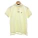  Ralph Lauren RALPH LAUREN рубашка-поло короткий рукав олень. .po колено вышивка M кремовый цвет желтый желтый /JS мужской 