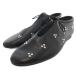 ruta long Le Talon глубокий cut заклепки Flat туфли-лодочки балетки искусственная кожа 24cm чёрный черный /JS женский 