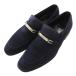  Salvatore Ferragamo Salvatore Ferragamo Loafer квадратное Turow каблук замша Logo plate 6 темно-синий темно-синий /BB мужской 
