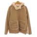  не использовался товар vo-VOO Neo мутон f-tiNEO MOUTON HOODY жакет тянуть over K песочный бежевый V00-1115 мужской женский 