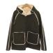  не использовался товар vo-VOO Neo мутон f-tiNEO MOUTON HOODY жакет тянуть over K черный V00-1115 /YM мужской женский 