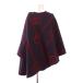  Gucci GUCCI GG шерсть накидка пончо Inter locking G 36 фиолетовый 569213 /KH женский 