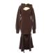 rose Mu z выставить русалка One-piece maxi длинный топ тянуть over Parker длинный рукав короткий F чай 