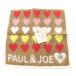  не использовался товар paul (pole) & Joe PAUL&amp;JOE носовой платок полотенце для рук общий рисунок чай цвет Brown /SR женский 