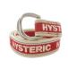  Hysteric Glamour HYSTERIC GLAMOUR STRIPE LOGO лента ремень красный /TK женский 