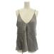  не использовался товар Zara ZARA атлас топ безрукавка M серый /*G женский 