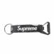  Supreme SUPREME Bottle Opener Webbing Keychain бутылка устройство открывания webbing цепочка для ключей Logo bai цвет чёрный черный белый 
