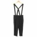  Hysteric Glamour HYSTERIC GLAMOUR подтяжки есть брюки укороченные брюки Zip fly S чёрный черный 01182AP03 женский 