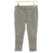  four чай пять a-rupi- M Sabrina pants брюки капри Zip fly серебристый жевательная резинка в клетку 1 темно-синий белый 7-04-6091 женский 