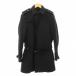  Burberry Black Label BURBERRY BLACK LABEL тренчкот внешний средний длина одиночный one цвет ремень M чёрный черный /BB