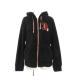 Callaway CALLAWAY Golf одежда боа жакет внешний Zip выше капот Logo L чёрный черный /BB женский 