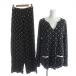 mi-kchu-rume&amp;me couture выставить cut and sewn брюки F чёрный черный общий рисунок /AP женский 