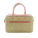  Coach COACH сумка "Boston bag" signature рисунок бежевый розовый 83607 /MI женский 