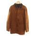  балка topyu-litsa-BERT PULITZER мутоновое пальто жакет внешний L чай цвет Brown длинный рукав 401313 /YM мужской 
