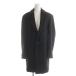  Edifice EDIFICE Пальто Честерфилд S чёрный черный длинный рукав одноцветный выполненный в строгом стиле цвет /AP мужской 