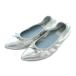 ema Francis Emma Fransic балетки туфли-лодочки Flat каблук po Inte dotu23.5cm серебряный лента /RI #OS женский 