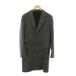  Paul Smith PAUL SMITH Пальто Честерфилд длинный шерсть внешний L серый чёрный 273115 690R /YM мужской 