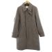  зеленый этикетка сирень расческа ng United Arrows SENTDALE WOOL пальто с отложным воротником длинный проверка L 3225-186-3912