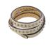  J &amp; M Davidson J&amp;M Davidson TRIPLE BRACELET браслет заклепки кожа белый белый /AN49 женский 