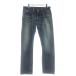  Homme nigodoOMNIGOD Denim джинсы 29 синий голубой цвет .. обработка кнопка fly распорка нога /AP мужской 