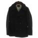 B&amp;Y United Arrows BEAUTY&amp;YOUTH красота &amp; Youth бушлат шерсть S чёрный черный двойной breast длинный рукав /GG мужской 