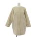 evamevaevam eva padding short coat no color пальто длинный с хлопком 1 слоновая кость E213T165 /BM женский 
