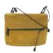 asobAS2OV WATER PROOF SUEDE Sacoche Wallet небольшая сумочка сумка на плечо замша желтый цвет горчица /TK мужской 