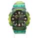  Casio ji- амортизаторы G ride наручные часы кварц цифровой аналог календарь Raver частота прозрачный цвет хаки чёрный GAX-100MSA мужской 