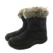  L e рубин nL.L.BEAN winter ботинки короткие сапоги искусственный мех замша 6.5 чёрный черный /KU женский 