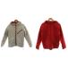  Nike NIKE Zip выше Parker с хлопком жакет джемпер f-ti двусторонний S светло-серый красный 274309-011 /GG мужской 
