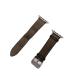  Hermes HERMES часы ремень Apple часы для изменение ремень кожа серый чай Brown /AN #OH женский 