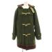  Tommy Hilfiger TOMMY HILFIGER полупальто "даффл коут" M зеленый зеленый с капюшоном . кривошип кнопка длинный рукав 0586132-5665 /AP мужской 
