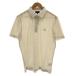 не использовался товар Burberry Golf BURBERRY GOLF рубашка-поло короткий рукав окантовка рисунок 3 белый бежевый E5P50-353-44 /GG мужской 