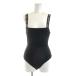  unused goods Dsquared DSQUARED2 ONE PIECE swimsuit Logo 40 L black black /AN3 #GY29 lady's 