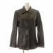  Gerard dareruGERARD DAREL leather jacket leather jacket jacket turn-down collar single sheepskin 9 M dark brown 