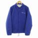  Champion CHAMPION coach jacket boa fleece COACH JACKET BOA FLEECE outer Logo embroidery L blue blue /YT #MC men's 
