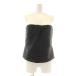  unused goods ash hache bustier bare top tube top no sleeve 40 M black black AHL03-230969 /NW27 #GY21 lady's 