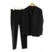 a-ru новый мяч doR.NEWBOLD костюм выставить tailored jacket одиночный брюки слаксы M чёрный черный /AN58 #MA