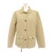  Ran z end LANDS' END стеганная куртка с хлопком внешний M бежевый /YM #KC женский 