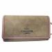  Coach COACH leather key case card-case card-case signature pattern silver metal fittings beige 0223 IBO47 lady's 