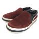  Sergio Rossi Sergio rossi замша туфли без застежки спортивные туфли обувь бордо 38 24cm соответствует IBO80 женский 
